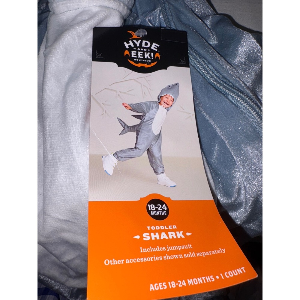 Hyde and Eek‎ Boutique Toddler Shark Costume Jumpsuit 18-24 Months